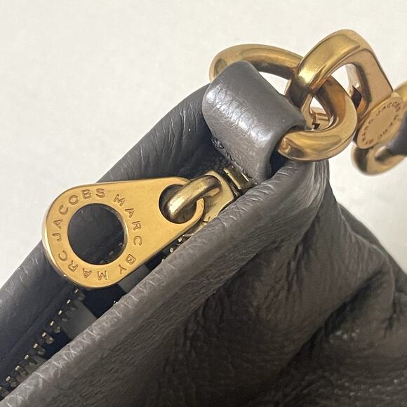 Marc by Marc Jacobs Classic Q Percy Cross Body Handbag Purse Faded Aluminum Gray - Picture 11 of 12